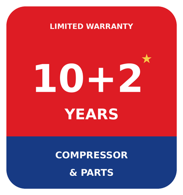 10+2 year warranty